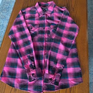 Dixxon “Vanishing Ones” women’s flannel size Large